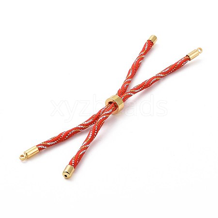 Nylon Cord Silder Bracelets MAK-C003-03G-10-1