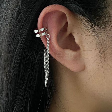 1 Pcs Alloy Cuff Earrings for Women WG0D93E-38-1