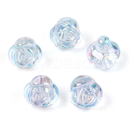 Electroplate Transparent Acrylic Beads LS-PACR-CJC0008-08C-1
