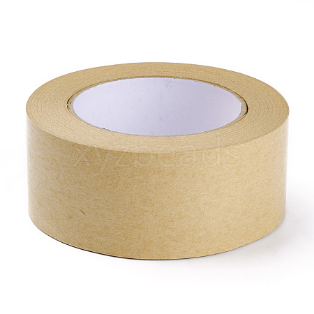 Writable Kraft Paper Tape AJEW-P083-01A-1