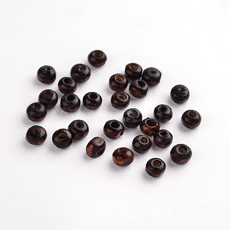 Dyed Natural Wood Beads WOOD-S614-1-LF-1