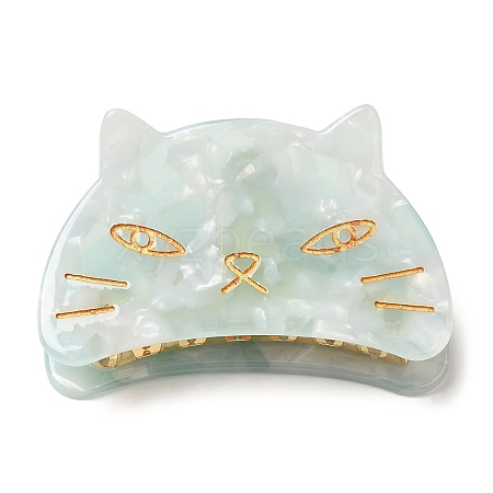 Cat Cellulose Acetate(Resin) Claw Hair Clips for Women and Girls ANIM-PW0002-09C-1