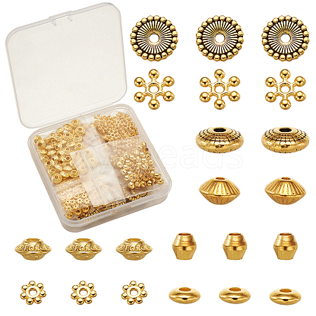 Alloy & Brass Spacer Beads PALLOY-TA0001-50-1