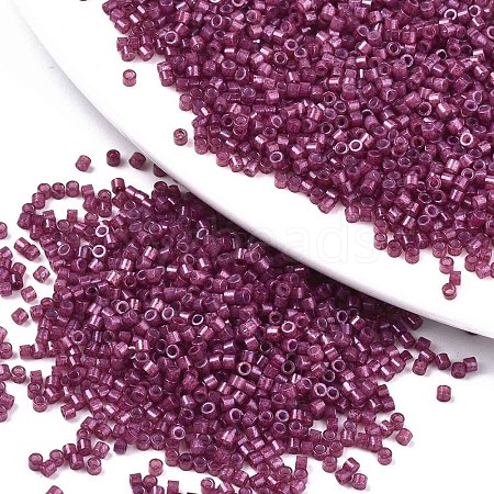 11/0 Grade A Baking Paint Glass Seed Beads SEED-S030-1147-1