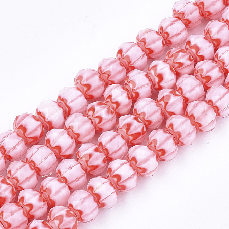 Glass Beads Strands GLAA-S185-01A-13-1