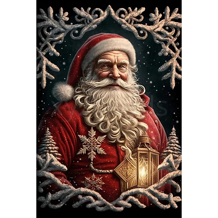 DIY Christmas Theme Diamond Painting Kits DIY-U002-02G-1