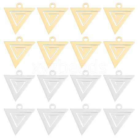 DICOSMETIC 32Pcs 2 Colors 304 Stainless Steel Charms STAS-DC0007-99-1