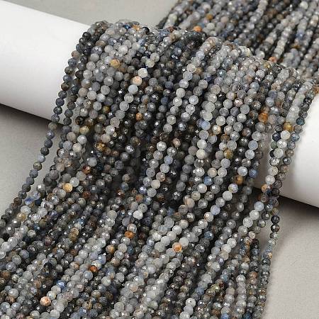 Natural Kyanite Beads Strands G-RM2025-A34-3mm-1