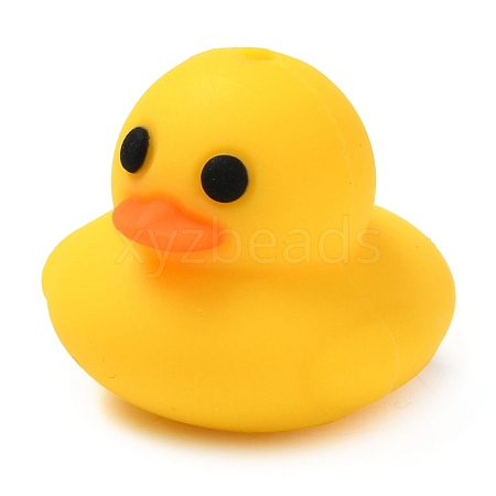 Duck Food Grade Silicone Focal Beads SIL-Q030-05A-1