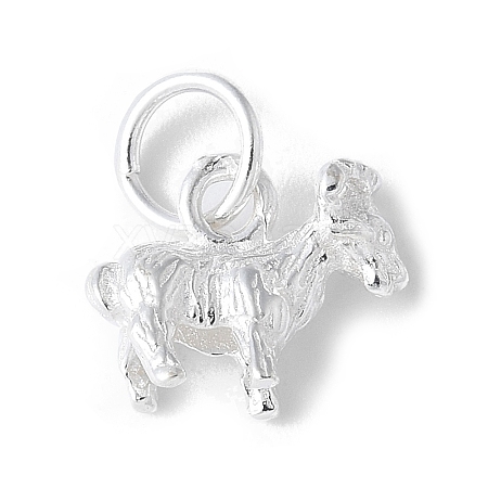 925 Sterling Silver 3D Chinese Zodiac Charms STER-P066-01S-08-1