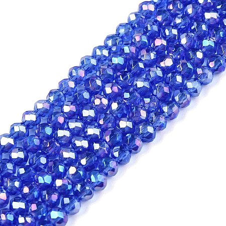 Electroplate Glass Beads Strands LS-EGLA-A044-T2mm-B31-1