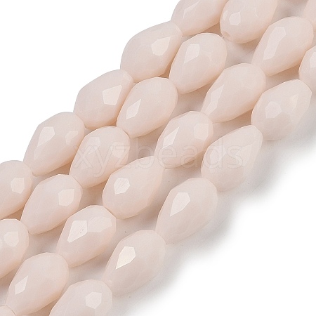 Opaque Solid Color Imitation Jade Beads Strands GLAA-N005-P4mm-D08-1