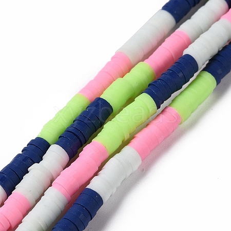 Handmade Polymer Clay Bead Strands CLAY-C003-05I-1