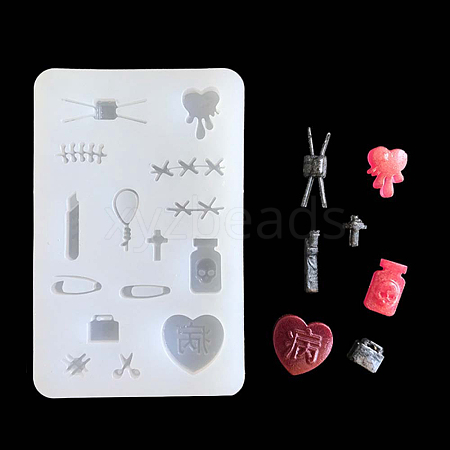 DIY Silicone Pendant Molds PW-WG96992-03-1