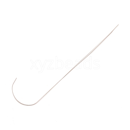 304 Stainless Steel Bented Beading Needles TOOL-WH0125-33A-1