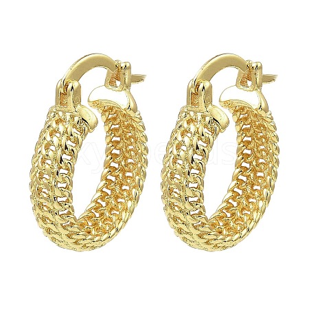 Rack Plating Brass Hollow Hoop Earrings KK-B077-32G-1