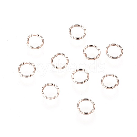 304 Stainless Steel Open Jump Rings X-STAS-O098-01RG-03-1