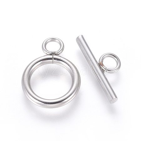 304 Stainless Steel Toggle Clasps STAS-G204-01D-P-1