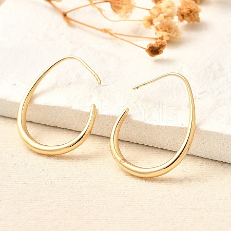 Brass Dangle Earrings KK-T056-110G-NF-1