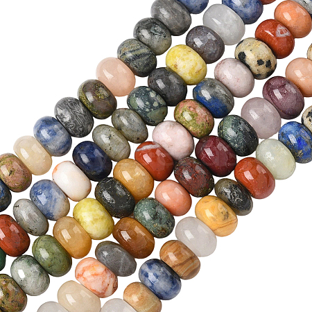 1 Strand Natural Mixed Gemstone Beads Strands G-PA0002-03-1