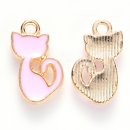 Alloy Enamel Charms X-ENAM-S121-032B-1