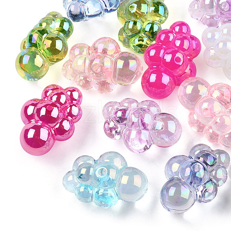 Transparent Acrylic Beads X-PACR-T013-04-1