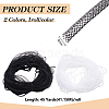 2Pcs 2 Colors Polyester Mesh Tubing OCOR-BC0006-89-2