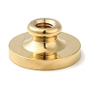 Golden Tone Round Brass Stamp Heads AJEW-H149-05G-02-3