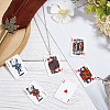 SUNNYCLUE 12Pcs 6 Style Printed Acrylic Pendants SACR-SC0001-08-4