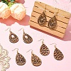 8 Pairs 4 Style 304 Stainless Steel Dangle Earrings EJEW-YW00002-5