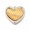 304 Stainless Steel Pendants STAS-M123-03I-PG01-1