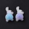 Opaque Resin Cabochons RESI-G062-02-3