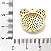 Brass Micro Pave Cubic Zirconia Pendants KK-L228-15G-3
