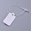 Rectangle Jewelry Display Paper Price Tags CDIS-F001-01-2