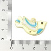 Rack Plating Brass Enamel Pendants KK-L224-060G-02-3