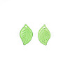 Transparent Acrylic Pendants TACR-T012-06-2