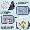 PVA Water-soluble Embroidery Aid Drawing Sketch DIY-WH0515-004-6