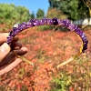 Natural Amethyst Hair Bands PW-WGC1C33-43-1