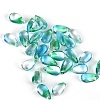 5Pcs Transparent Czech Glass Beads GLAA-PW0001-25P-1