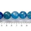 Natural Agate(Dyed & Heated) Beads Strands G-K390-A17-01-5