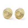 Ion Plating(IP) 304 Stainless Steel Stud Earrings EJEW-P258-43G-2