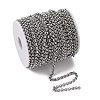 Tarnish Resistant 304 Stainless Steel Rolo Chains STAS-O076-16-4