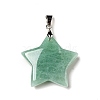 Natural Green Aventurine Pendants G-I319-04P-02-2