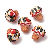 Handmade Bumpy Lampwork Beads LA-CBAE4A5-02A-1