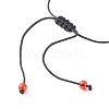 Adjustable Nylon Thread Braided Bead Bracelets Sets BJEW-JB06442-13
