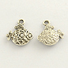 Tibetan Style Zinc Alloy Fish Charms TIBEP-Q033-56-1