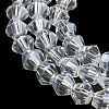 Transparent Electroplate Glass Beads Strands EGLA-A039-T3mm-A13-3