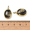 Natural Labradorite Oval Pendants G-K371-01G-03-3