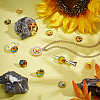 100pcs Glass Cabochons GGLA-PH0001-18-2