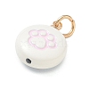 Alloy Enamel Pendants AL-CBA68FA-04G-2